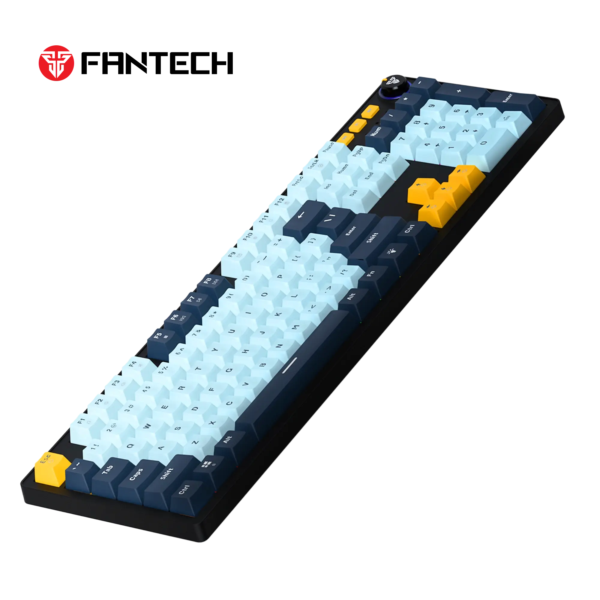 Fantech mechanical gaming keyboard for computer setup