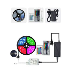 Gameak Collection Led Strip 5050 RGB Light Bar Set Smart Application with lighting & decor