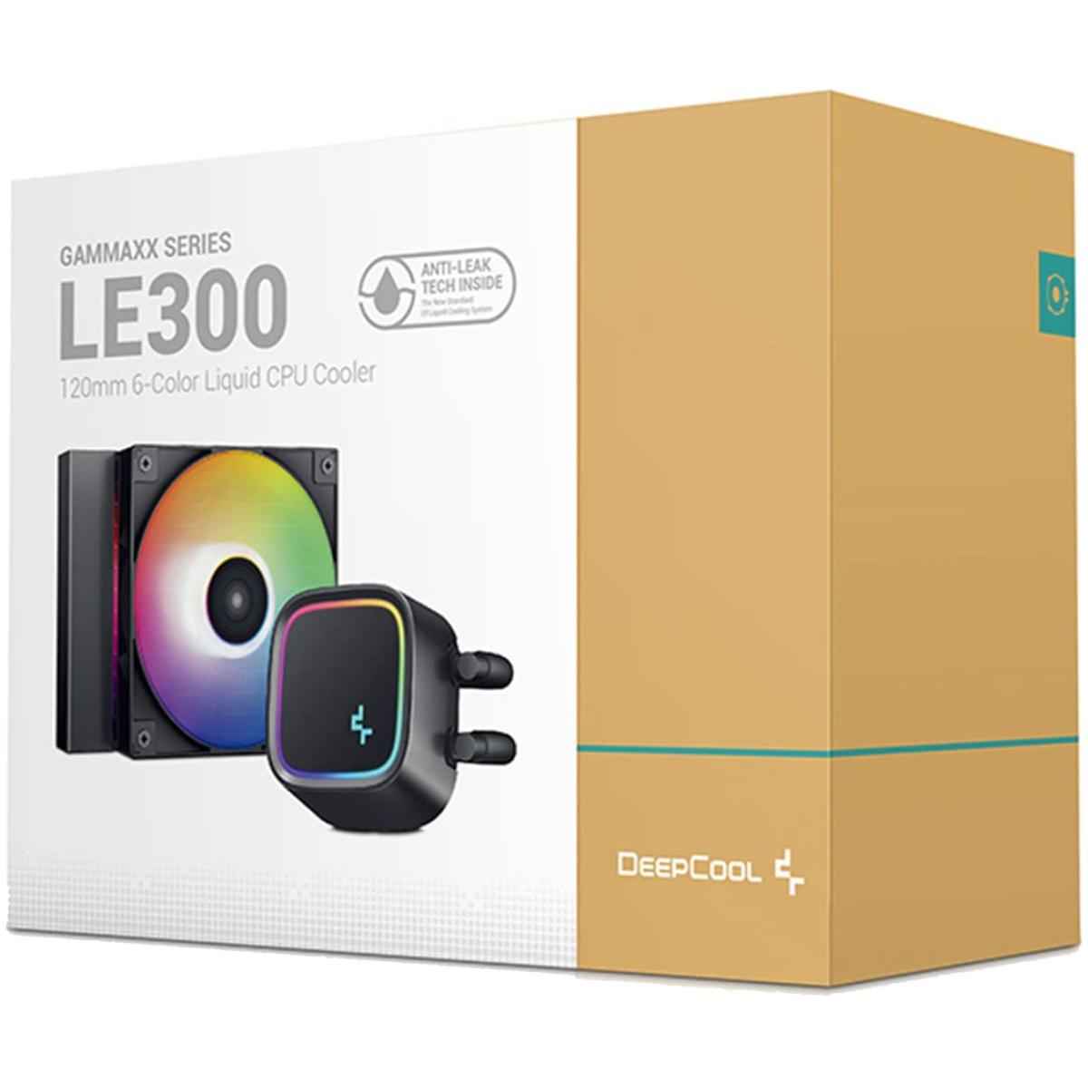 Deepcool Le300 120mm Led Liquid Cpu Cooler Support Intel Lga1700/1200/1151/1150/1155 & Amd Am5/am4