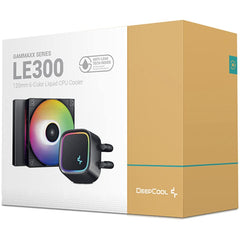 Deepcool Le300 120mm Led Liquid Cpu Cooler Support Intel Lga1700/1200/1151/1150/1155 & Amd Am5/am4 - CompuMe