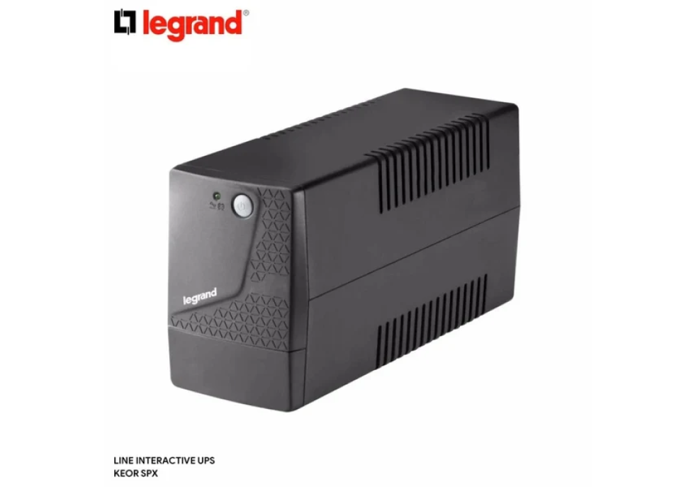 Legrand Keor SPX – 800VA / 480W Line‑Interactive UPS, AVR Stabilization, 12V/9Ah Battery, USB Communication, Compact Design
