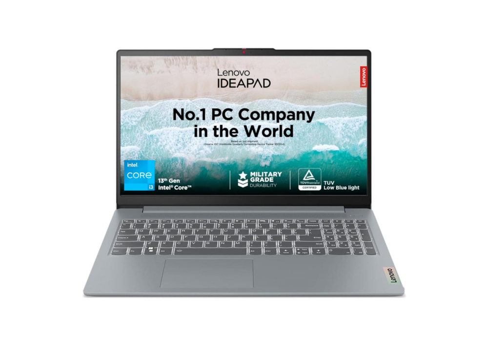 Laptop Lenovo IdeaPad Slim 3i, Intel Core i3-1315U 4.5GHz 8 Threads, 8GB LPDDR5, 256GB M.2 SSD PCIe 4.0, 15.6" FHD 250nits, Thin & Light Laptop