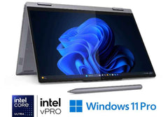 Business Laptop Lenovo ThinkBook 14 2-in-1 Gen 5, Intel Core Ultra 7 255U 5.2GHz, 32GB DDR5, 1TB PCIe SSD Gen 4, 14" FHD+ (1920 x 1200) IPS 100% sRGB Touchscreen, w/ Yoga Pen - Windows 11 Pro - 3 Year Warranty