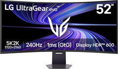 LG 52G930B-B 52-inch Ultragear evo G9 5K2K 240Hz 1ms DisplayHDR600 Curved Gaming Monitor