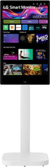 LG Smart Monitor Swing 32U889SA-W 32-Inch 4K UHD IPS Touchscreen Adjustable Wheeled & Screen Built-in Speaker