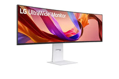 LG UltraWide 49U950A-W 49-inch Dual QHD (5120x1440) Nano IPS 144Hz KVM Switch Curved Professional Monitor