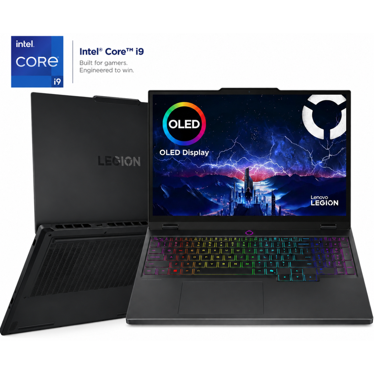 Lenovo Legion 5 15IRX10 (2025) AI-Powered Gaming PC 14Gen Intel Core i9 14900HX 24-Cores w/ Nvidia RTX 5070 8GB DDR7 & 2.5K OLED 165Hz Display , Eclipse Black