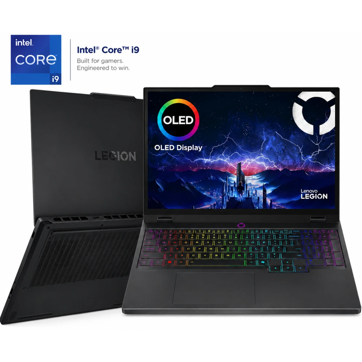 Lenovo Legion 5 15IRX10 (2025) AI-Powered Gaming PC 14Gen Intel Core i9 14900HX 24-Cores w/ Nvidia RTX 5070 8GB DDR7 & 2.5K OLED 165Hz Display , Eclipse Black