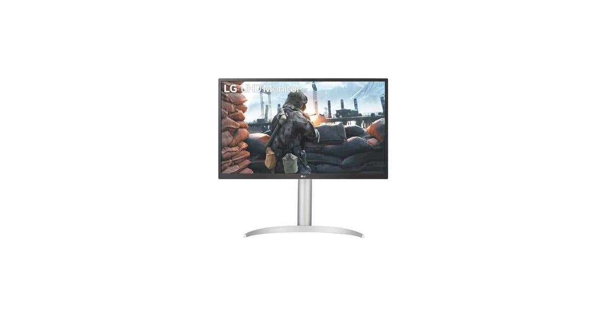 LG 27UP550N-W 27" IPS 4K HDR Adjustable Stand USB Type-C HDMI x 2 & DisplayPort FreeSync - CompuMe