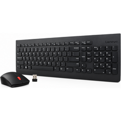 Lenovo 510 Wireless Keyboard & Mouse Combo Full Size Island Key Design Left or Right Hand Optical Mouse Arabic / English - Black