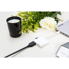 Lenovo Usb C 3 In 1 Travel Hub 4k Hdmi, Vga, Usb 3.0 Plug And Play , White