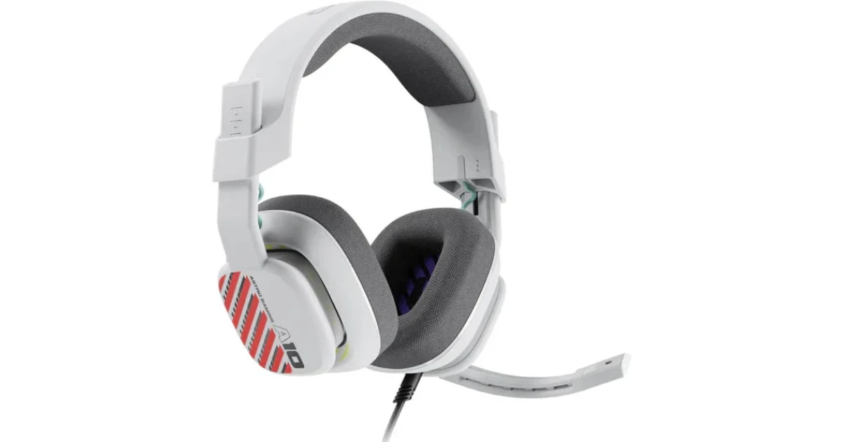 Logitech ASTRO Gaming A10 Gen 2 Challenger Edition Wired Gaming Headset – White
