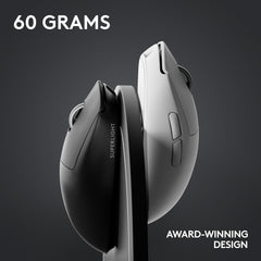 Logitech g Pro x Superlight 2 Lightspeed Wireless Gaming Mouse, 8k Polling,