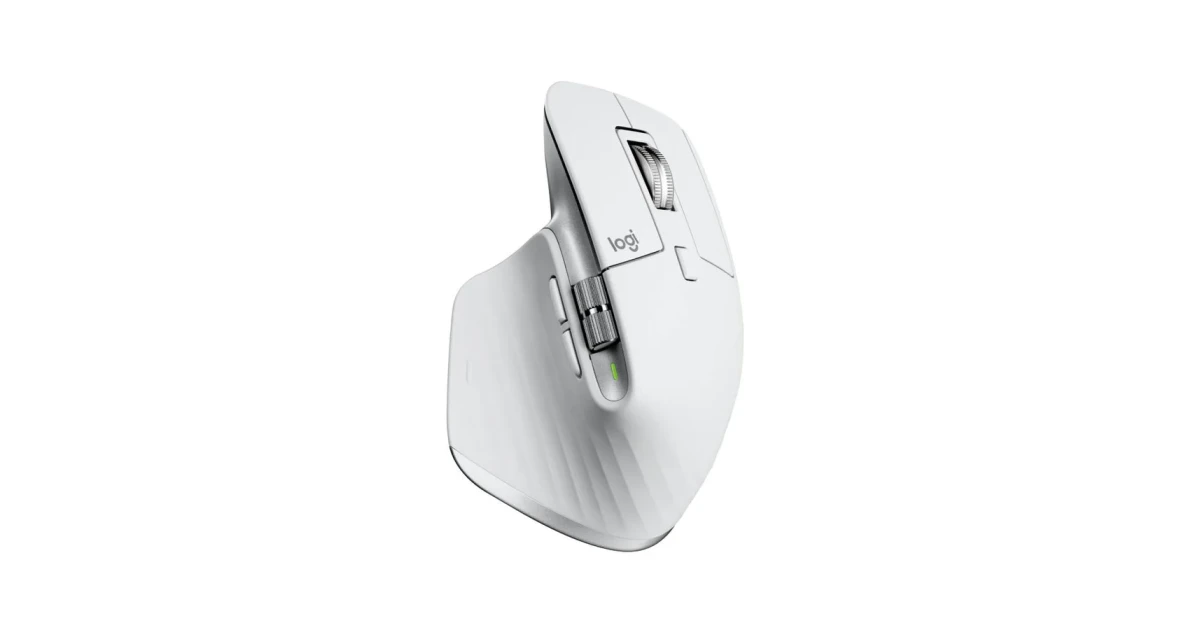 Logitech MX Master 4 Performance Wireless Mouse For Mac - Pale Gray