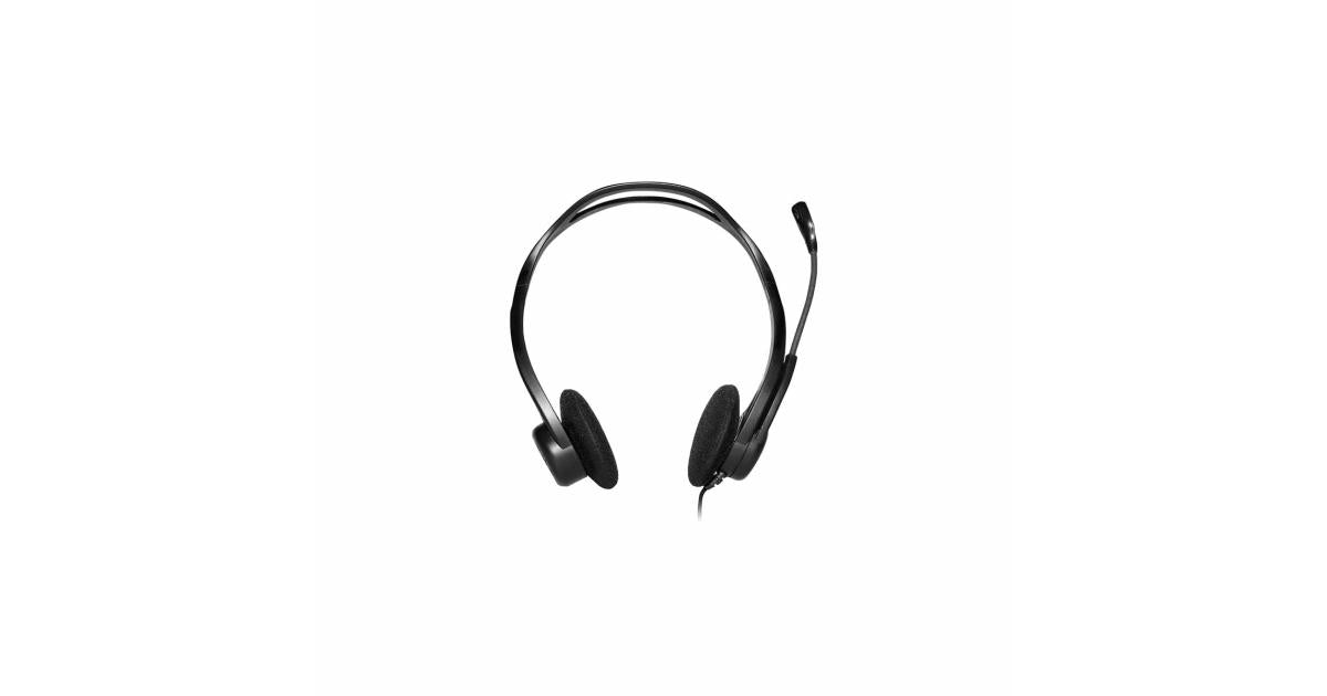 Logitech 960 USB Noise - cancelling with Mute Button Stereo Headset