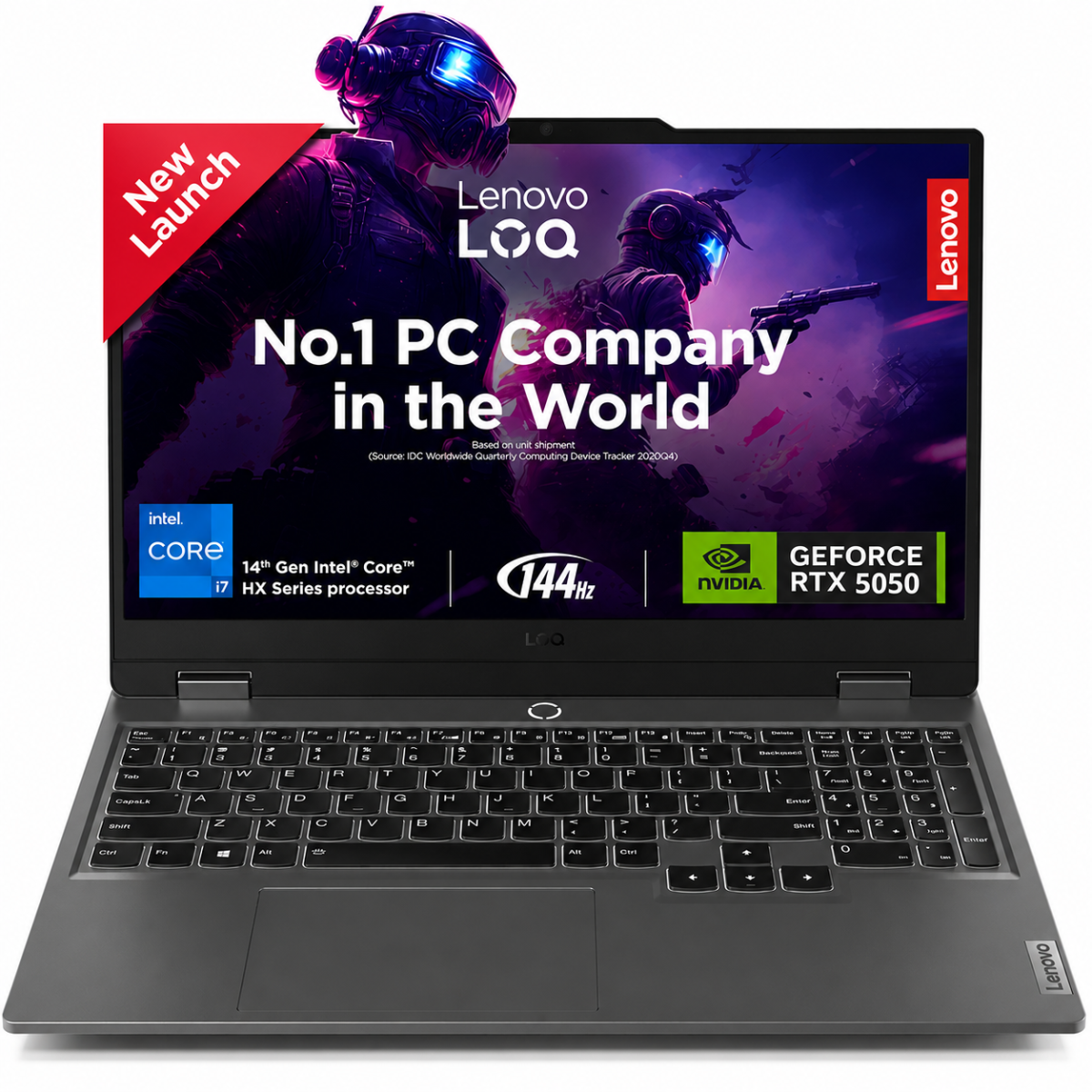 Lenovo LOQ Essential (2025) 13Gen Intel Core i7 13650HX 14-Cores w/ AI Engine+ LA1 Chip & Nvidia RTX 5050 8GB DDR7 & IPS 144Hz Display - Luna Grey