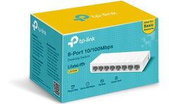TP-Link LS1008 8-Port 10/100Mpbs Desktop Switch Ethernet SPLITTER Plastic Case