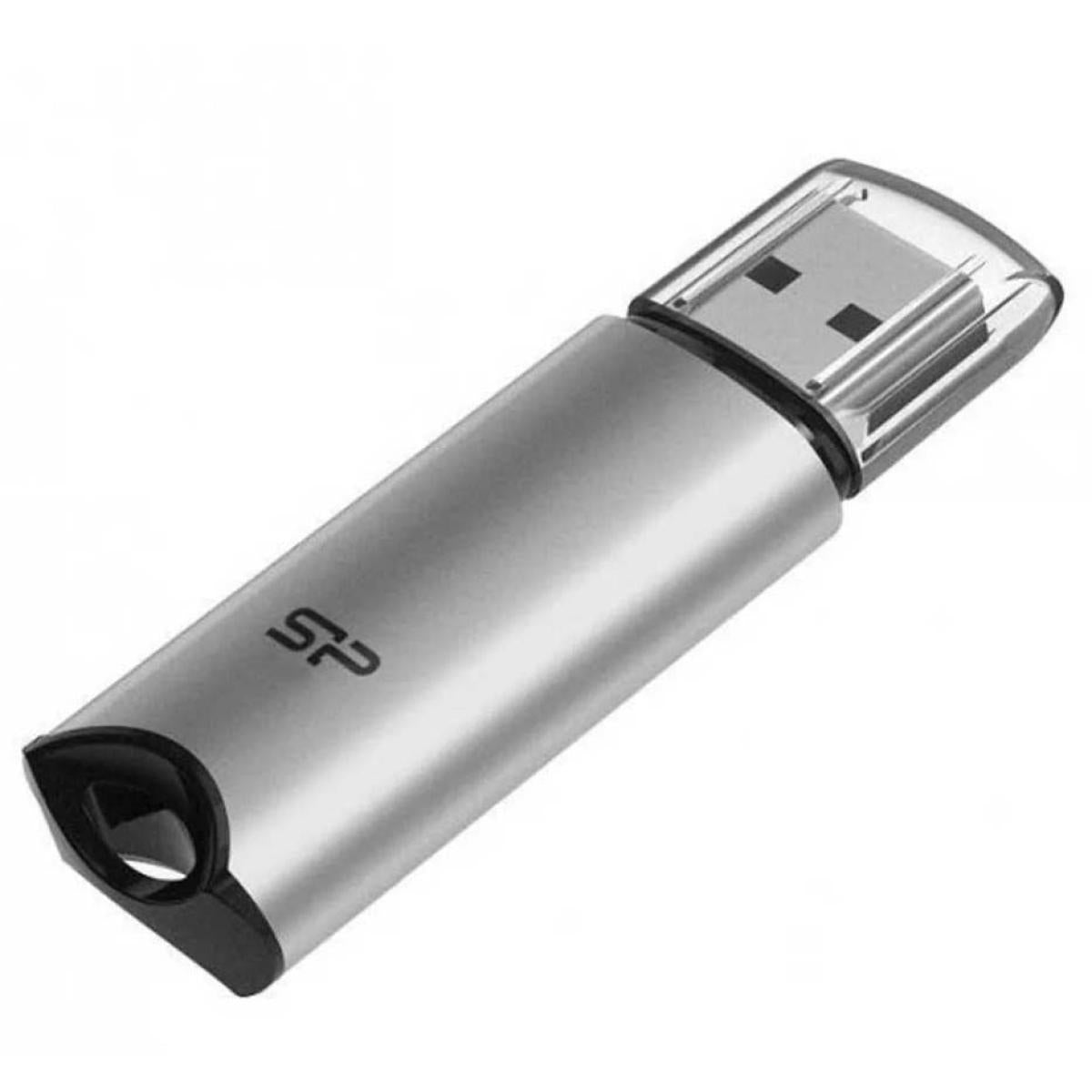 Silicon Power M02 Marvel USB 3.2 Gen 1 Flash Drive Memory 16GB -Silver