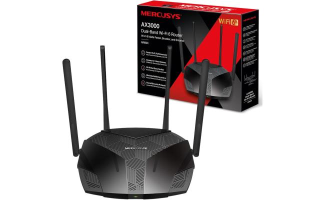 MERCUSYS 4K wireless router for network connectivity