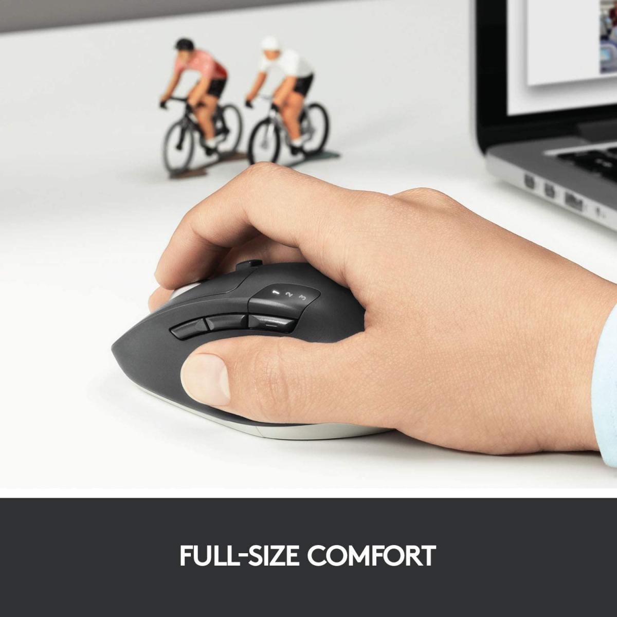 Logitech M720 wireless Bluetooth gaming mouse for computer setup