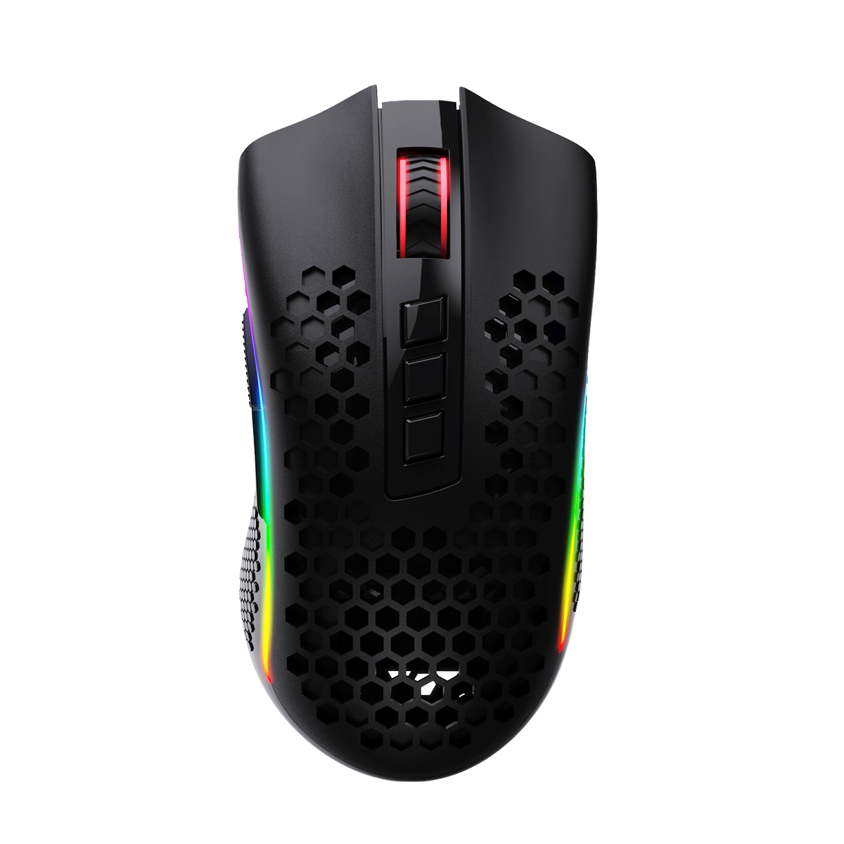REDRAGON STORM PRO M808 RGB Wireless Gaming Mouse - BLACK