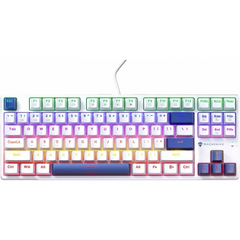 Machenike K500B-B87 Wired Mechanical Keyboard – 87-Key Red Switches Hot-Swappable RGB Backlight