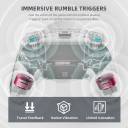 MACHENIKE G5 Pro Max Gaming Controller With Charging Dock RGB Wireless Gamepad Hall Effect Joystick Trigger For Switch PC Phone - Pink