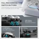 MACHENIKE G5 Pro Max Gaming Controller With Charging Dock RGB Wireless Gamepad Hall Effect Joystick Trigger For Switch PC Phone - Pink