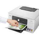 Canon MAXIFY GX3040 Wireless 3-in-1 Refillable MegaTank Inkjet Printer,ideal for small businesses that need cost-effective and high-speed printing, White