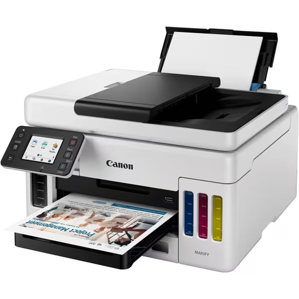 Canon Maxify Gx6040 Ink Tank All In One Wireless Multi Funion Machine (copy/print/scan) W/ Automatic Document Feeder White Canon Maxify Gx6040 Ink Tank All In One Wireless Multi Funion Machine (copy/print/scan) W/ Automatic Document Feeder White