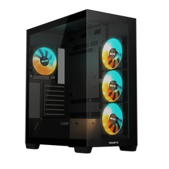 GIGABYTE C500 PANORAMIC STEALTH Tempered Glass Gaming Case (4ARGB Fans)