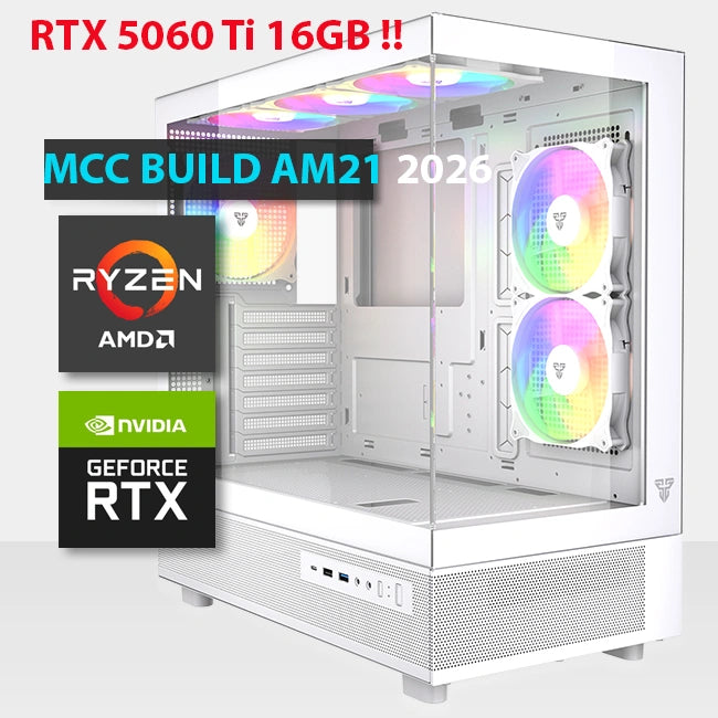 Am21 26 as Gaming Pc Build || Amd Ryzen 5 9600x 6 Core Geforce Rtx 5060 Ti 16gb Gddr7 Graphics Card
