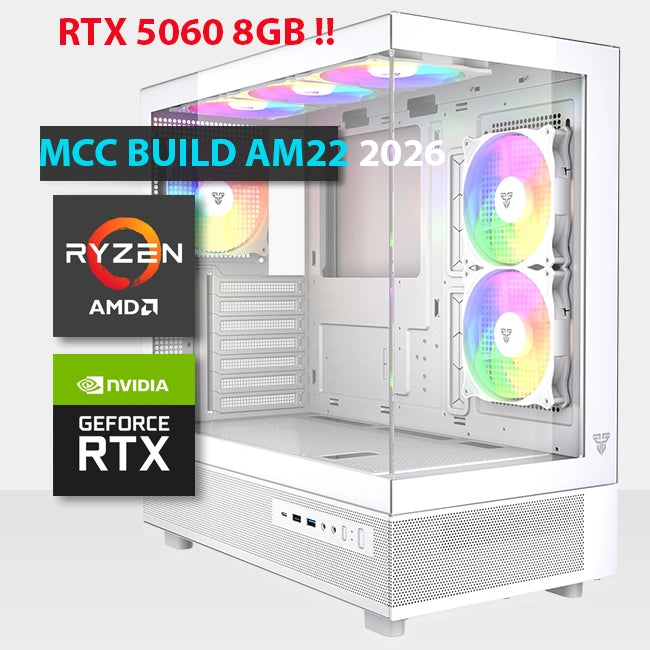 Am22 26 as Gaming Pc Build || Amd Ryzen 5 9600x 6 Core Geforce Rtx 5060 8gb Gddr7 Graphics Card