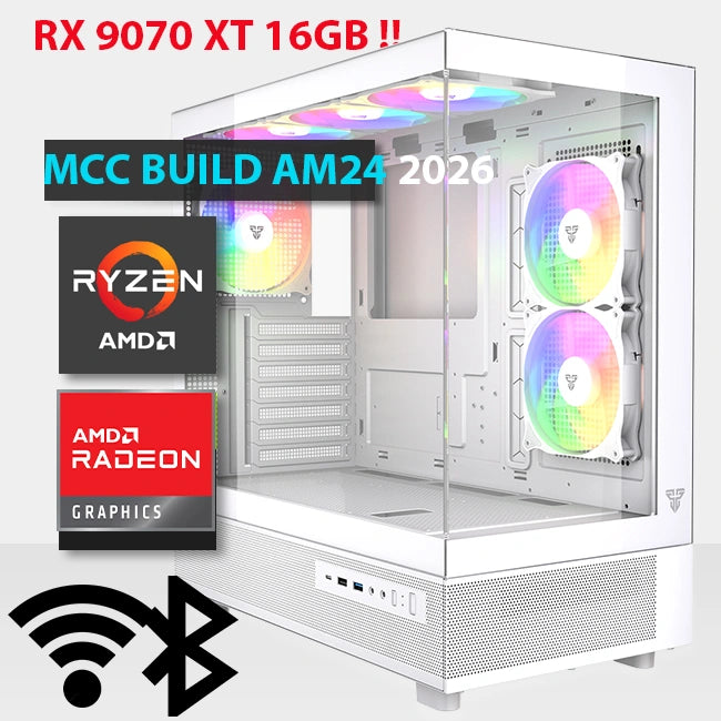 Am24 26 as Gaming Pc Build || Amd Ryzen 5 9600x 6 Core Amd Radeon Rx 9060 Xt 16gb Gaming Oc Gddr6 Graphics Card