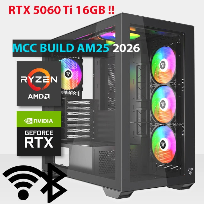 Am25 26 as Gaming Pc Build || Amd Ryzen 7 7800x3d 8 Core Geforce Rtx 5060 Ti 16gb Gddr7 Graphics Card
