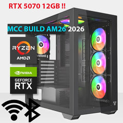 MCC AM26-26 - MIDAS Gaming PC Build || AMD Ryzen 7 7800X3D 8-core - RTX 5070 OC 12GB GDDR7 Graphics Card