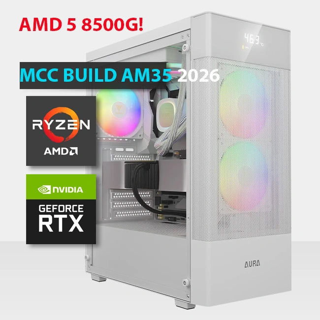 MCC AM35-26 - MIDAS Gaming PC Build || AMD Ryzen 5 8500G 6-Core Processor - AMD Radeon