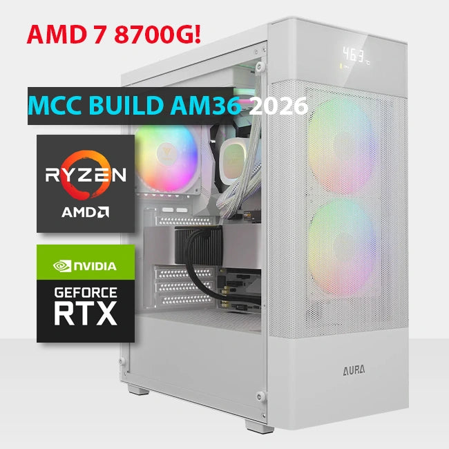 MCC AM36-26 - MIDAS Gaming PC Build || AMD Ryzen 7 8700G 8-Core Processor - AMD Radeon