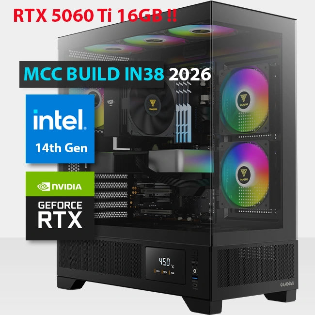 In38 26 as Gaming Pc Build || Intel Core I5 14400f 10 Core Msi Geforce Rtx 5060 Ti Ventus Oc 16gb Graphics Card