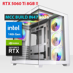 In47 26 as Gaming Pc Build || Intel Core I7 14700f 14th Gen 20 Core Msi Gaming Trio Geforce Rtx 5060 Ti 8gb Oc Edition Gddr7 Graphics Card