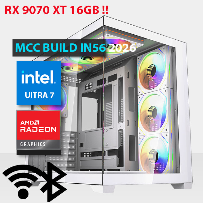 In56 26 as Gaming Pc Build || Intel Core Ultra 7 270k Plus 24 Cores Sapphire Nitro+ Amd Radeon Rx 9070 Xt Gaming Oc 16gb Gddr6 Graphics Card