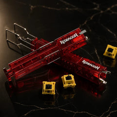 Redragon 2 in 1 Keycap Puller Hot-swappable Keyboards Switches Remover for Mechanical Keyboards Shaft Removal Replacement Tool