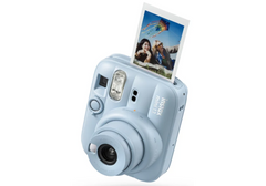 FUJIFILM instax mini 13 Instant Film Camera, 2"x3" Instant Prints, Dual Self-Timer 2s/10s, Close-Up Selfie Mode with Mirror, Automatic Exposure, Includes Camera Angle Strap & AA Batteries (Blue)