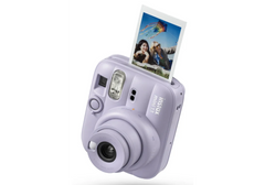 FUJIFILM instax mini 13 Instant Film Camera, 2"x3" Instant Prints, Dual Self-Timer 2s/10s, Close-Up Selfie Mode with Mirror, Automatic Exposure, Includes Camera Angle Strap & AA Batteries (purple)