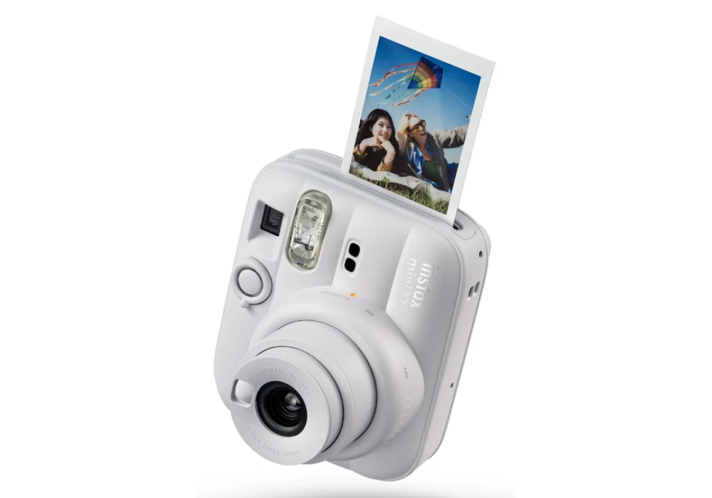 FUJIFILM instax mini 13 Instant Film Camera, 2"x3" Instant Prints, Dual Self-Timer 2s/10s, Close-Up Selfie Mode with Mirror, Automatic Exposure, Includes Camera Angle Strap & AA Batteries (white)