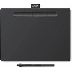Wacom Intuos Medium USB Graphics Drawing Tablet Portable For Teachers, Students & Creators 4 Customizable ExpressKeys For Chromebook Mac OS Android & Windows - Black