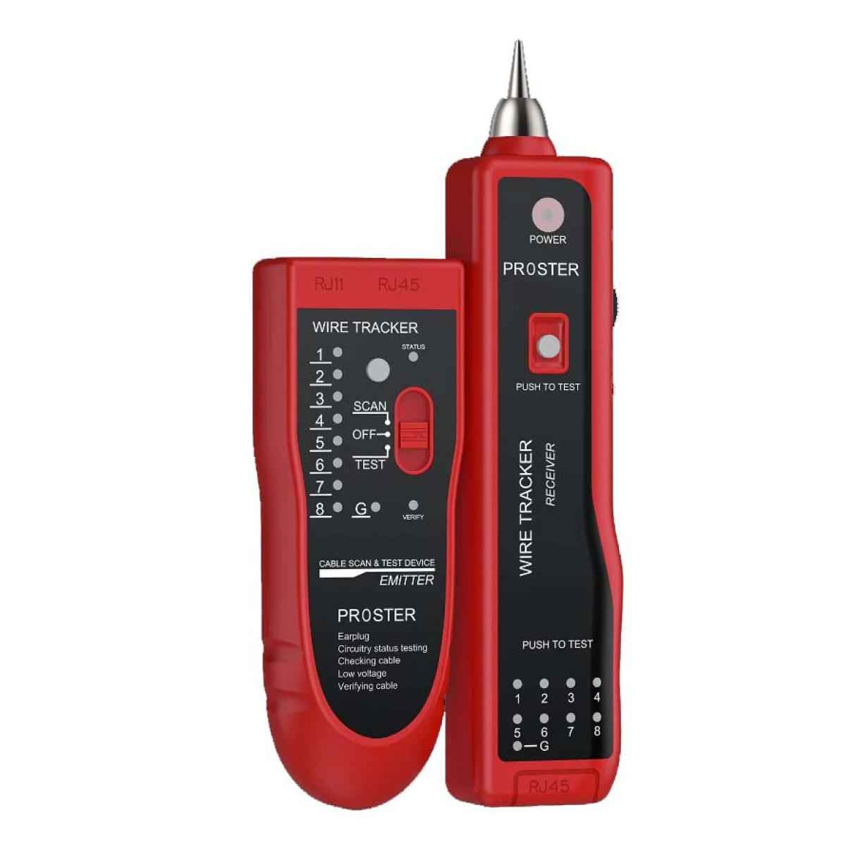 MJ-868 RJ45 RJ11 Wire Tracker Tester