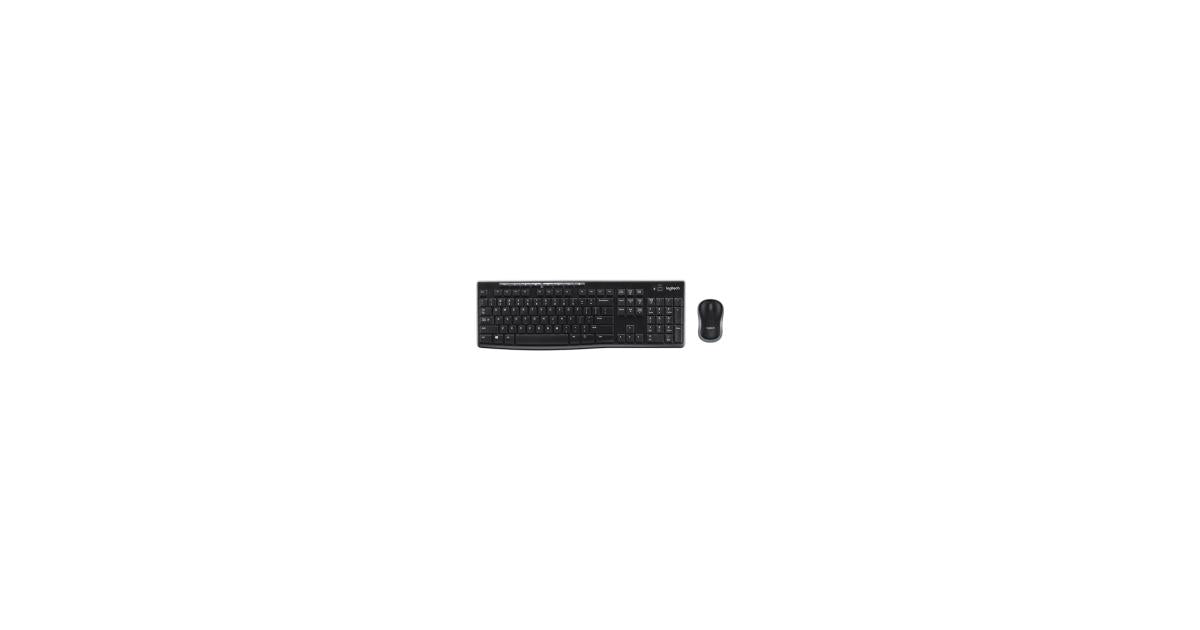 Logitech MK270 Wireless Keyboard and Mouse Combo (Black) - CompuMe
