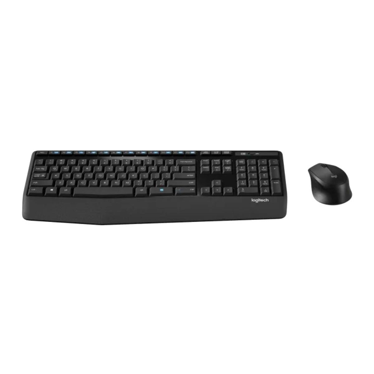 Logitech MK345 with Palm Rest and Comfortable Wireless Keyboard and Mouse Combo - Graphite