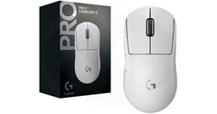 Logitech G PRO X SUPERLIGHT 2 (White) LIGHTSPEED Wireless Gaming Mouse, Lightweight 60g, 8K Polling, LIGHTFORCE Hybrid Switches, 44K DPI HERO 2 Sensor, 888 IPS, 5 Programmable Buttons, Up To 95 Hours Battery, For PC & Mac
